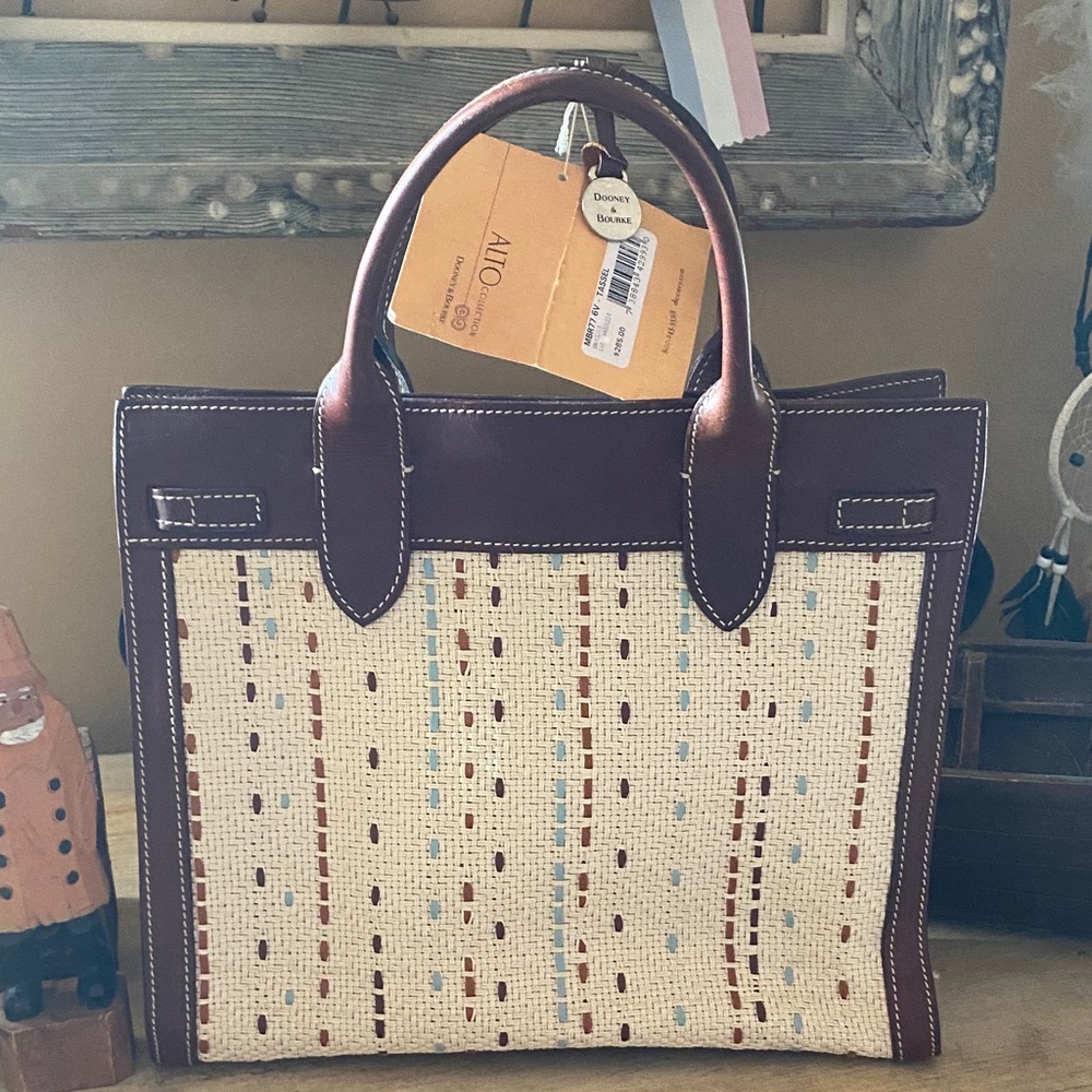 Dooney & Bourke Brown Leather Tote